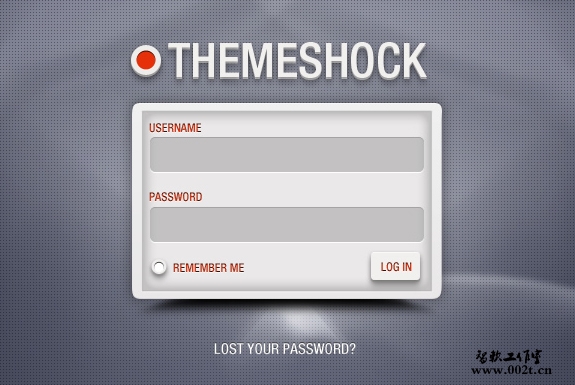 Useful Login Page Template 11 20 Useful Login Page Template   Free PSD Files