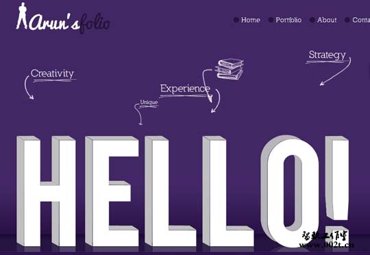 37.big typography in web design big typography in web design