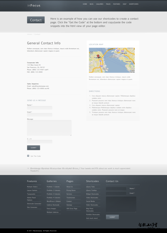 580th_inFocus WordPress Theme - Contact.png